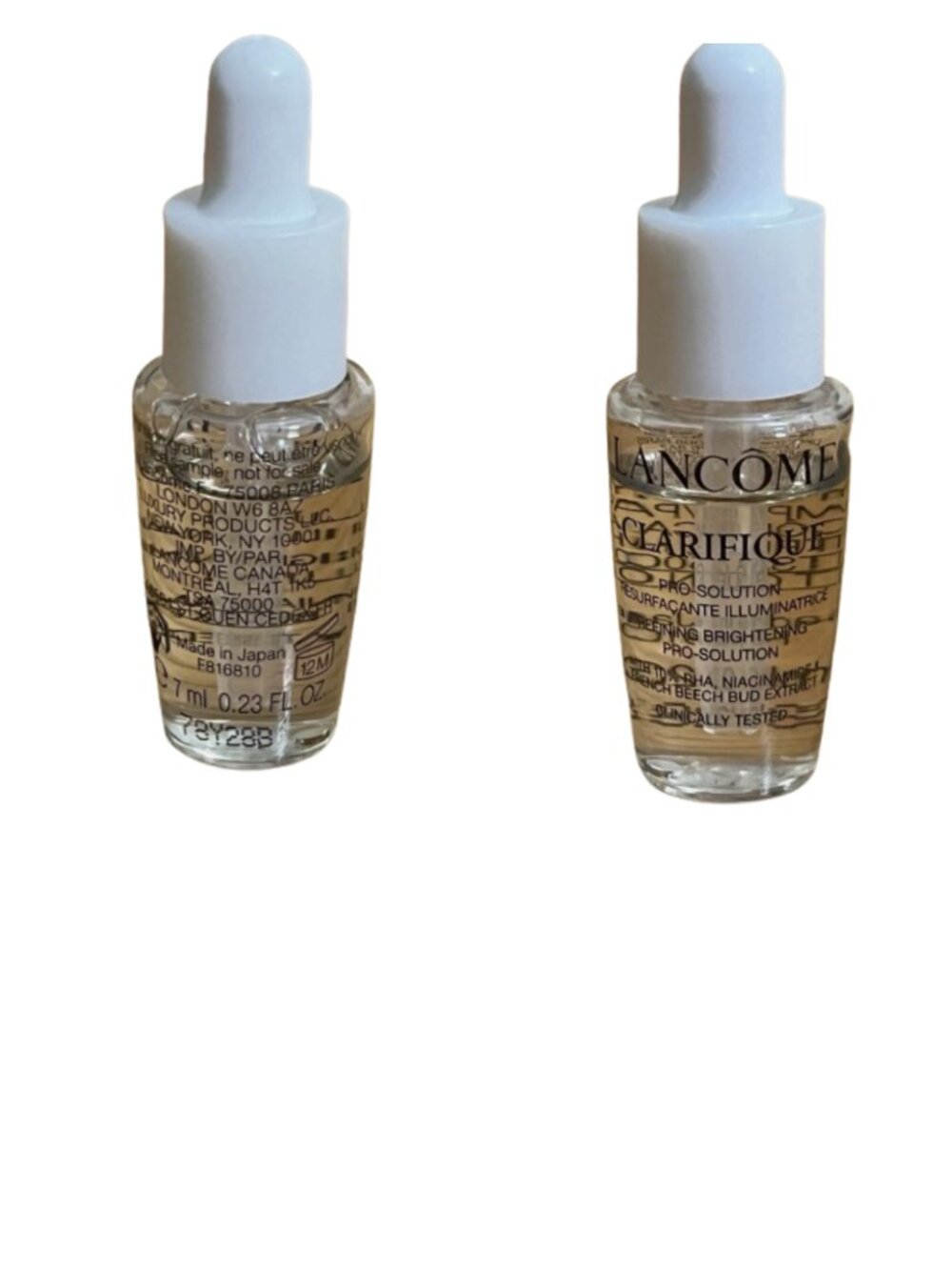 Lancome Clarifique Pro-Solution 7ml + Treatment Essence 50ml Travel Set NEW